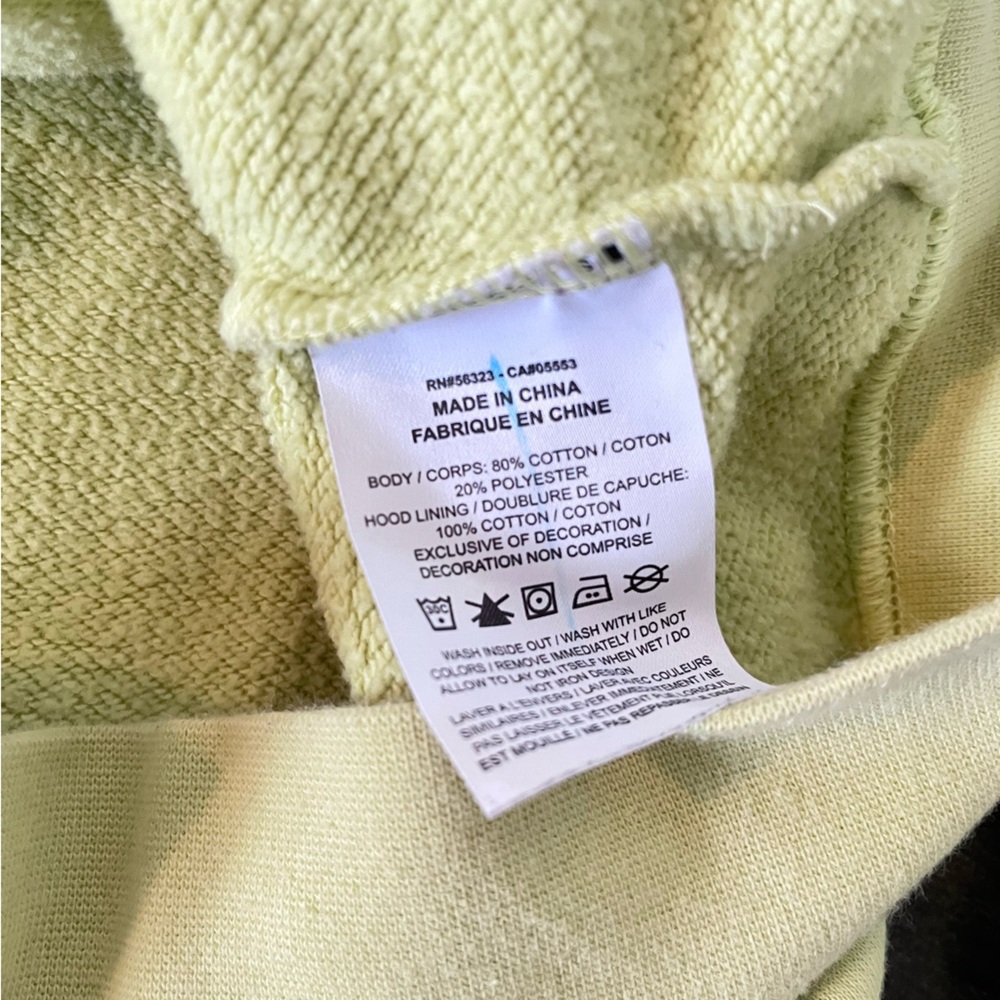 Nike neon green yellow women’s size medium hoodie - Picture 5 of 6